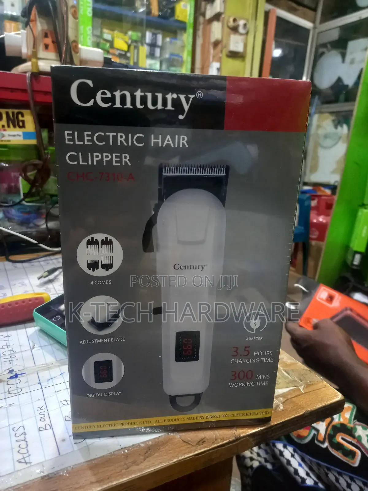 Century Electric, Rechargeable Digital Hair Clipper
