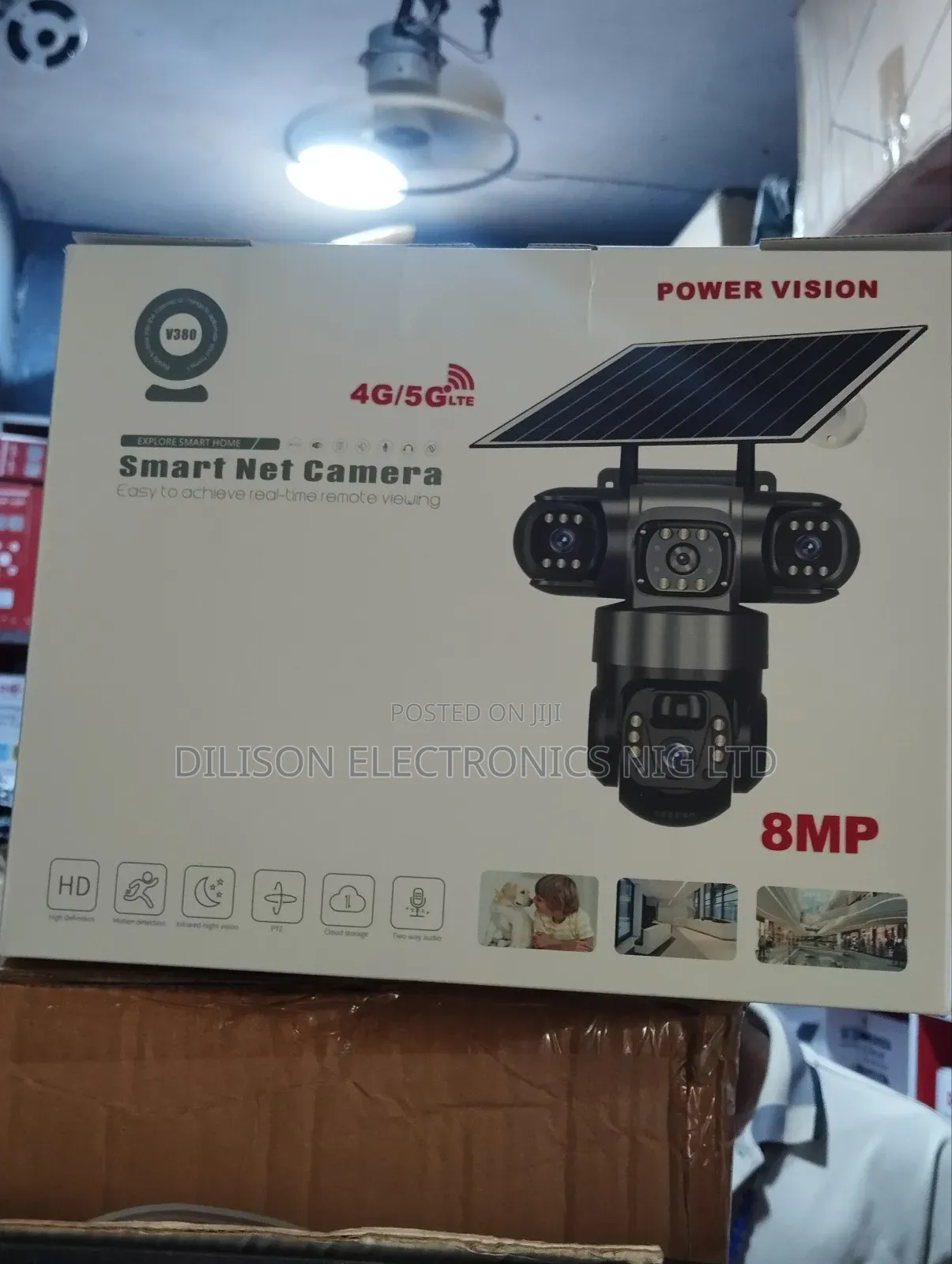 V380 PTZ Ubox Solar Camera