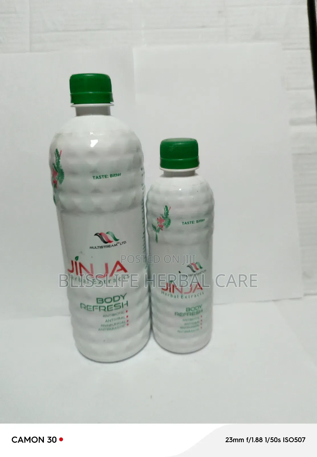 Jinja Herbal Extract Body Refresh Liquid Big Bottle