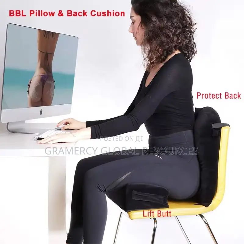 BBL Pillow Back Cushion Support 2-In1 Pack