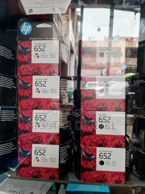 Hp Ink Cartridges 652 Black and Color (All in One)