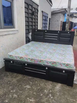 Beautiful Bed Frame and Mattress 6x6ft