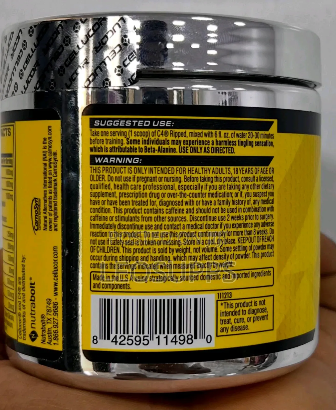 C4 Ripped Pre-Workout (30 Servings)