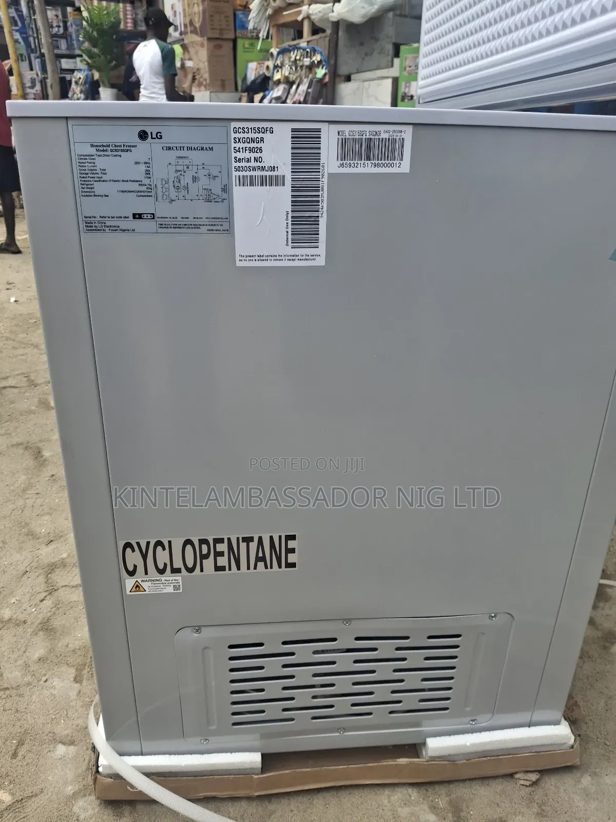 Lg Chest Freezer - Gcs315sqfg