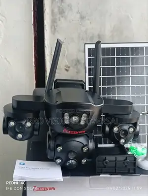 Solar Camera 3lens 3view Security Camera It Uses Sim Card