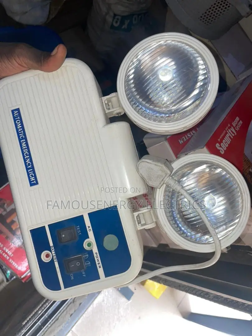 Automatic Twin Spots Emergency Lights