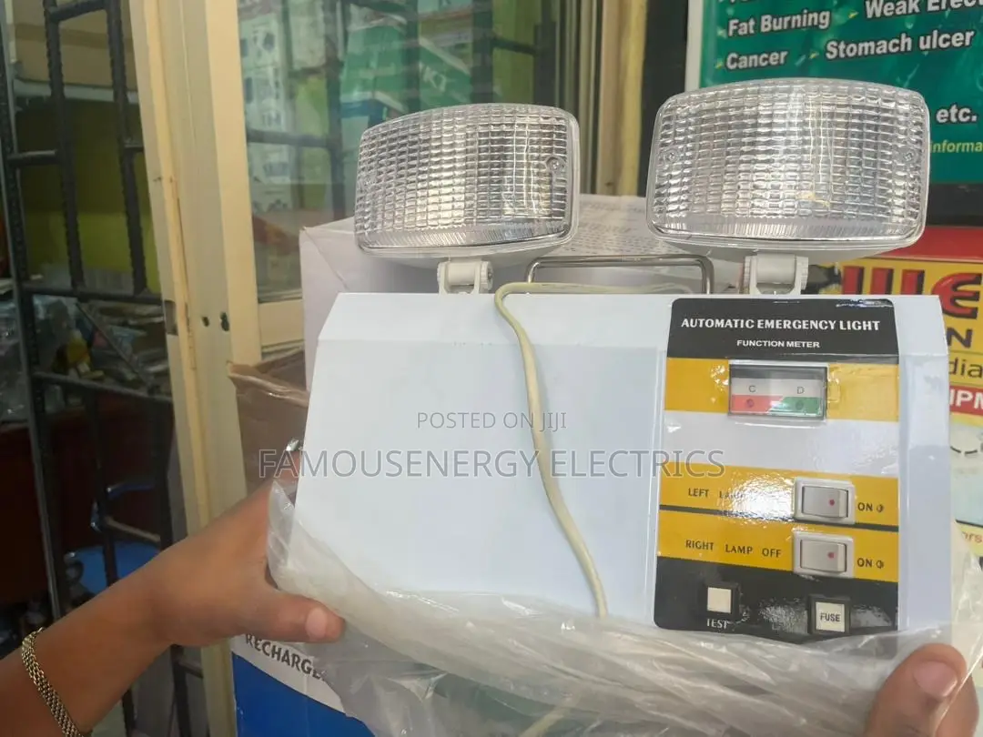 Automatic Twin Spots Emergency Lights