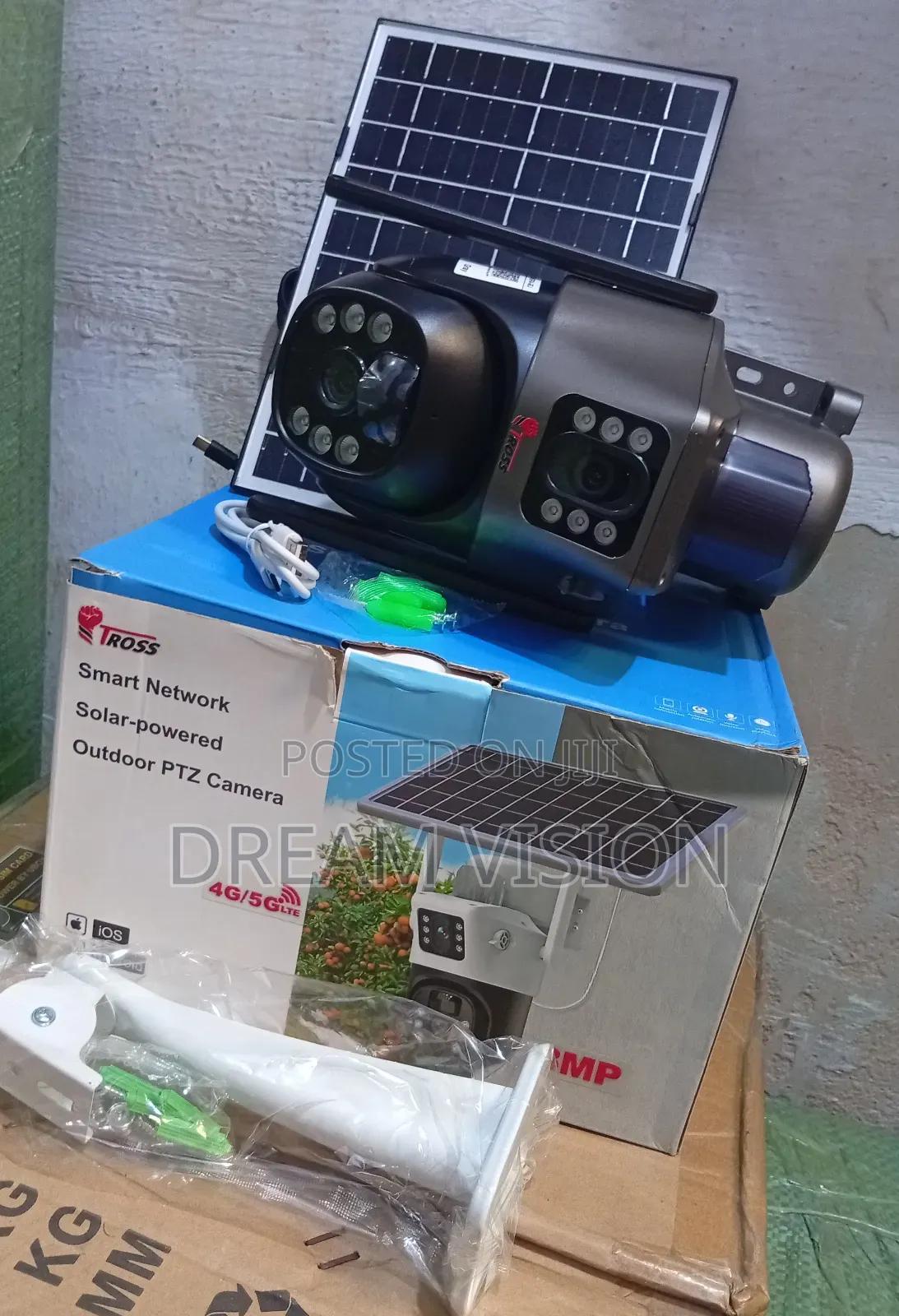 Dual Lens Powered Solar Camera