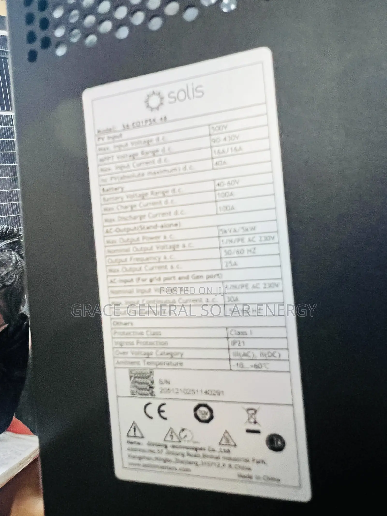5kva 48v Solis Hybrid Inverter