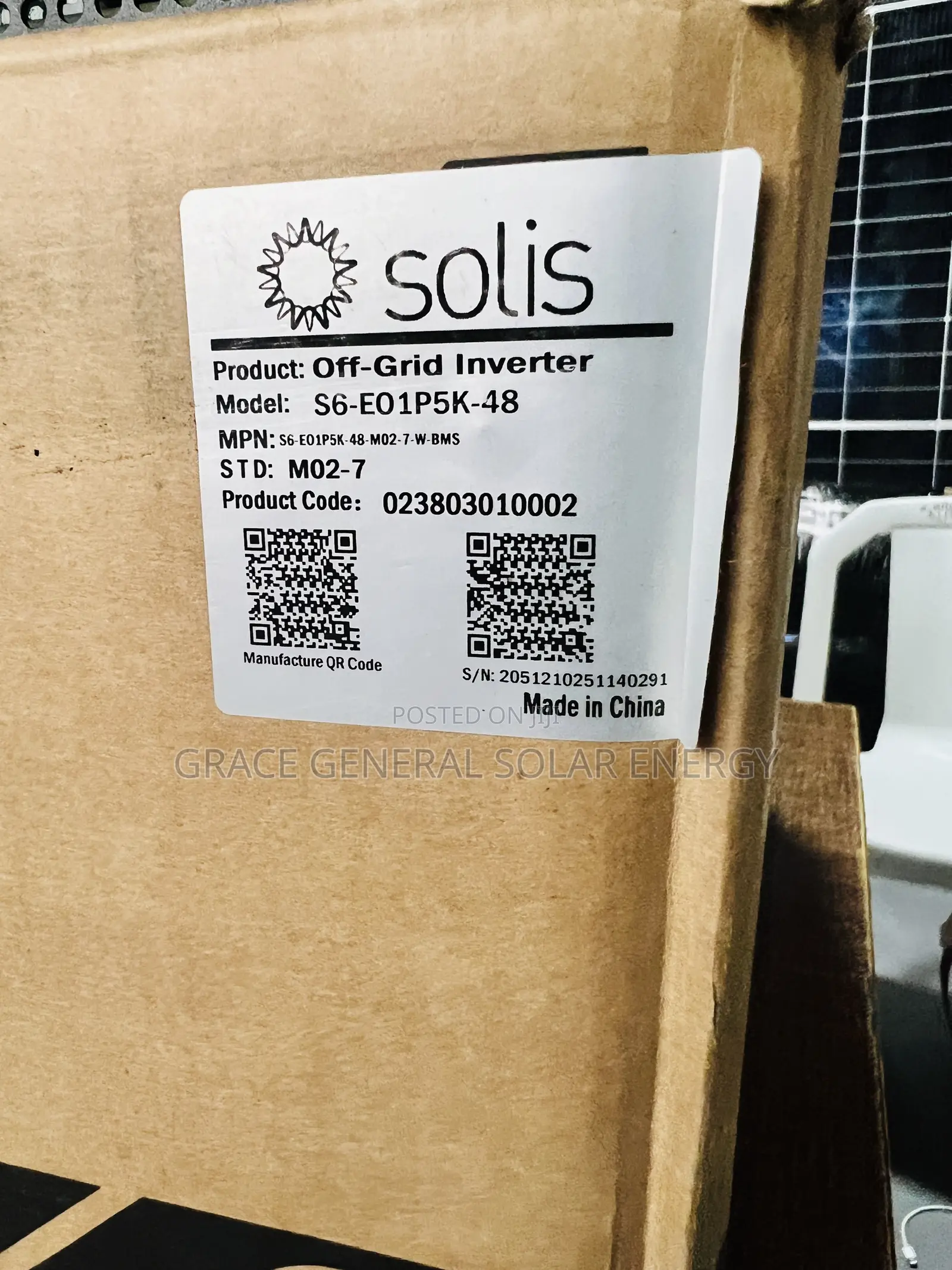 5kva 48v Solis Hybrid Inverter
