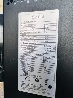 5kva 48v Solis Hybrid Inverter
