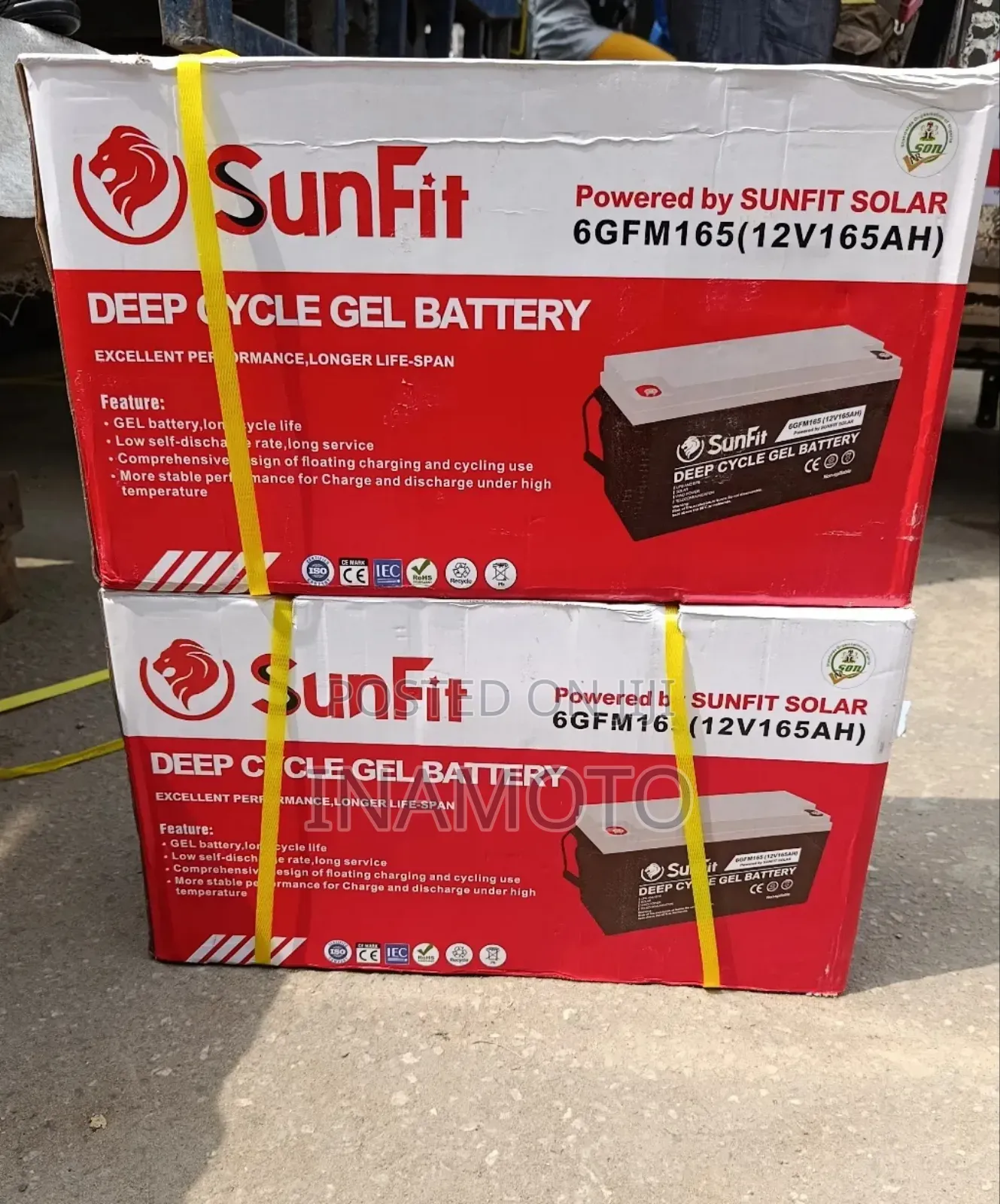 165ah Deep Cycle Gel Battery