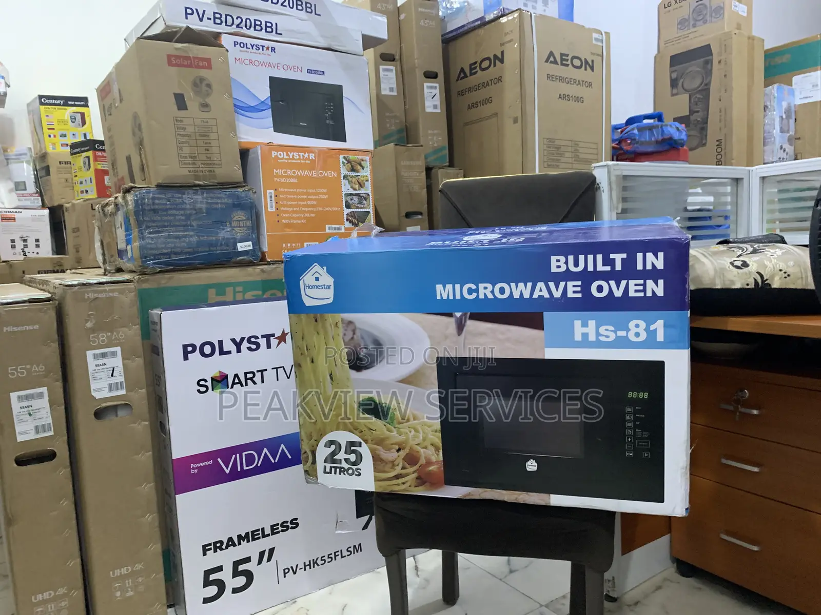 Homestar Hs-81 Microwave – Built-in Style, 25l, Timer