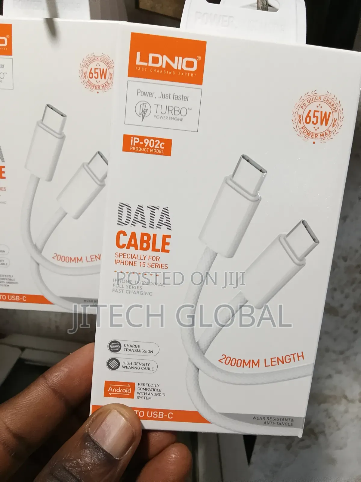 Ldnio Lc902 2 Meter 65w Pd Type-C to Type-C Data Cable
￼