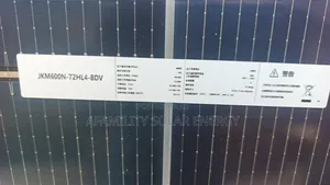 Jinko Panel 600w New One