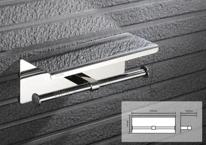 Chrome Double Tissue Holder