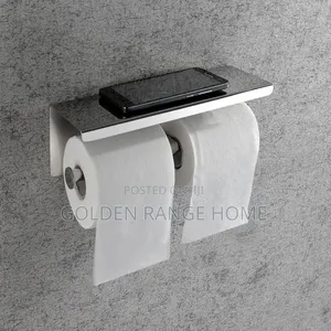 Chrome Double Tissue Holder