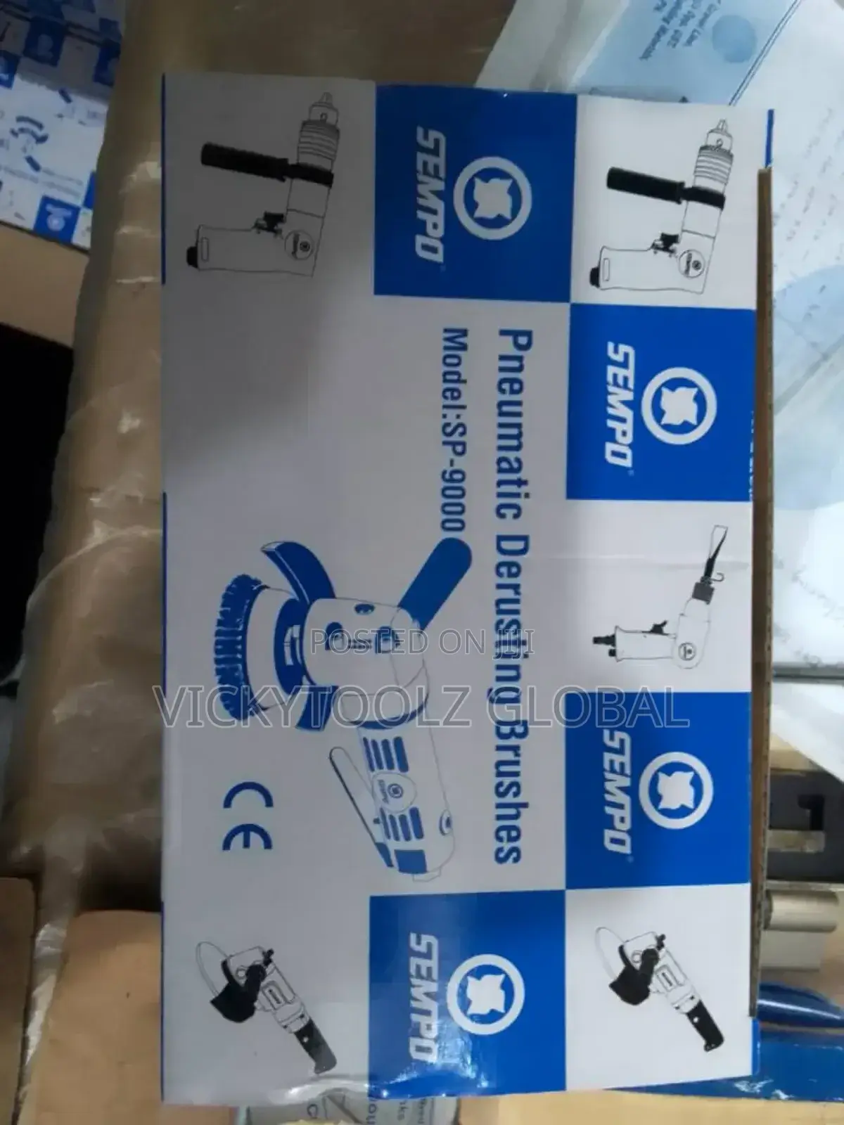 Pneumatic Derusting Brushes Machine Sp-9000