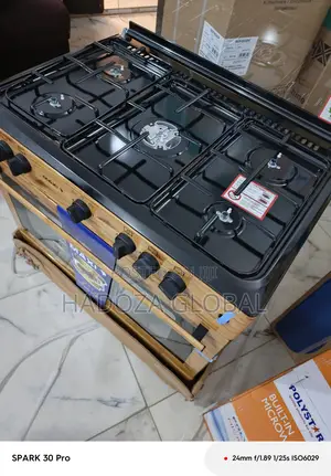 Heavy Metal Cooking Station – 5 Cooktop Burners And Oven