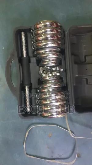 Photo - 30kg Chrome Box Dumbbell