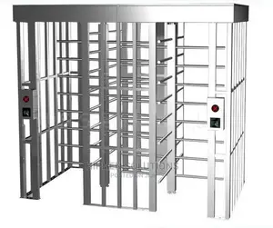 Stainless Steel Full Height Turnstiles Bi-Direction Access Control