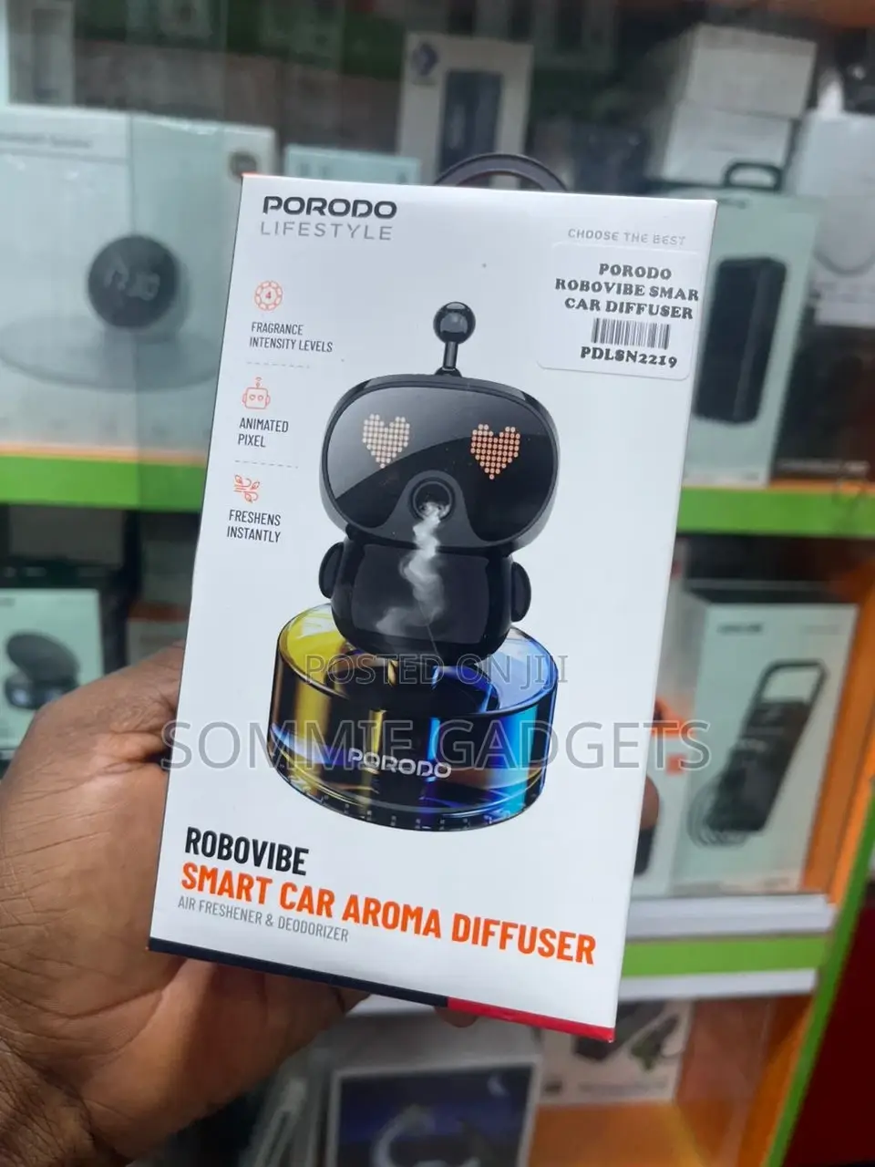 Porodo Robovibe Smart Car Aroma Diffusers