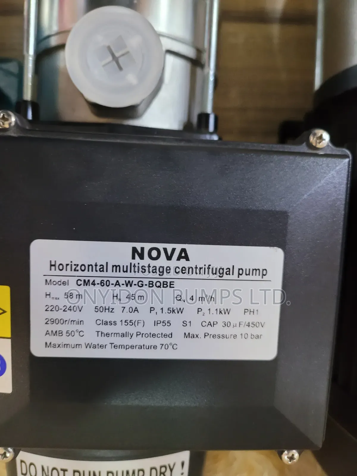 Nova Multistage Stainless Surface Pump 1.5hp