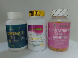 Omega 3 Fish Oil+Collagen+C +L-Glutathione 3 in 1 Gummies