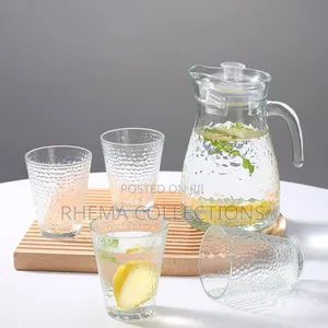 1pc Quality Water Jug and 4pc Drinking Glass Cup