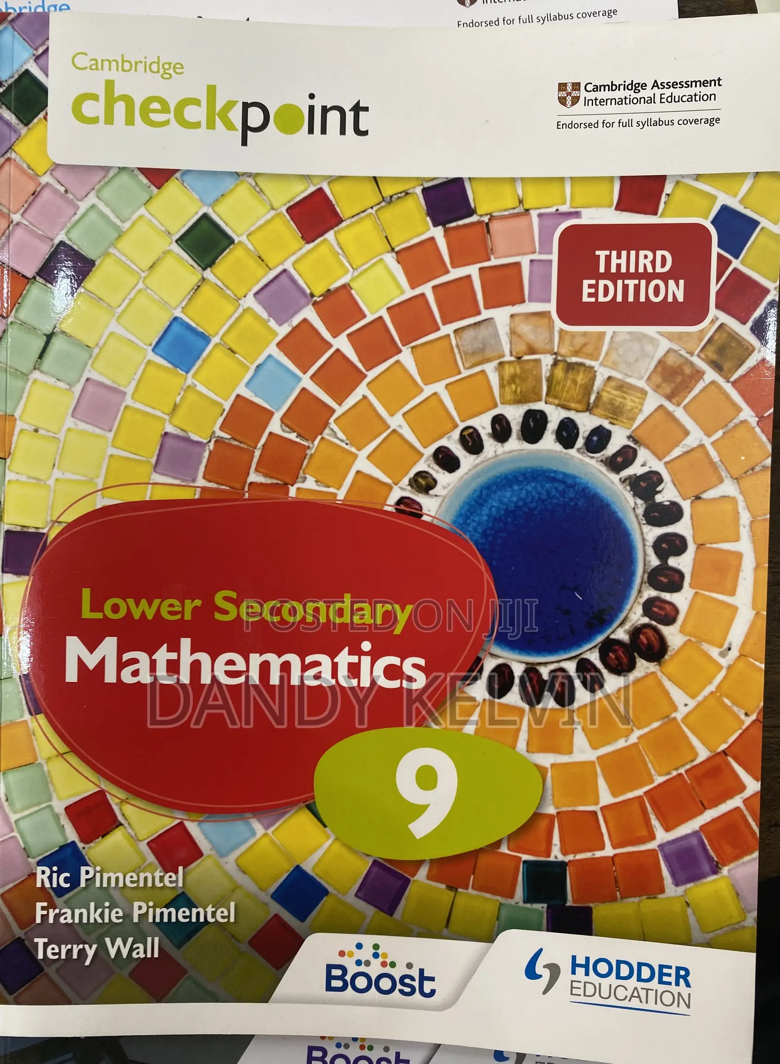Checkpoint Maths(Cambridge) for 7(Jss1), 8(Jss2), 9(Jss3).
