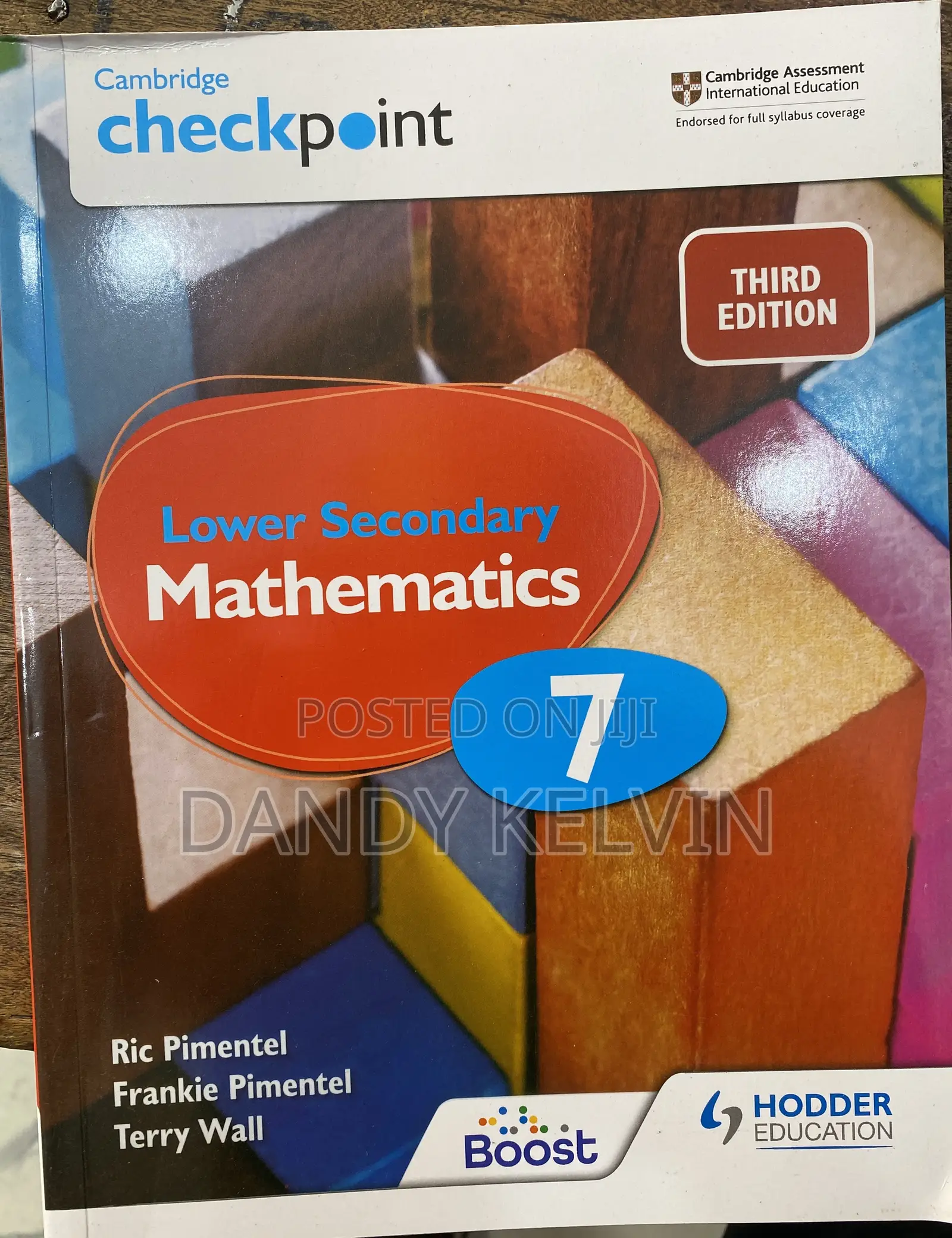 Checkpoint Maths(Cambridge) for 7(Jss1), 8(Jss2), 9(Jss3).