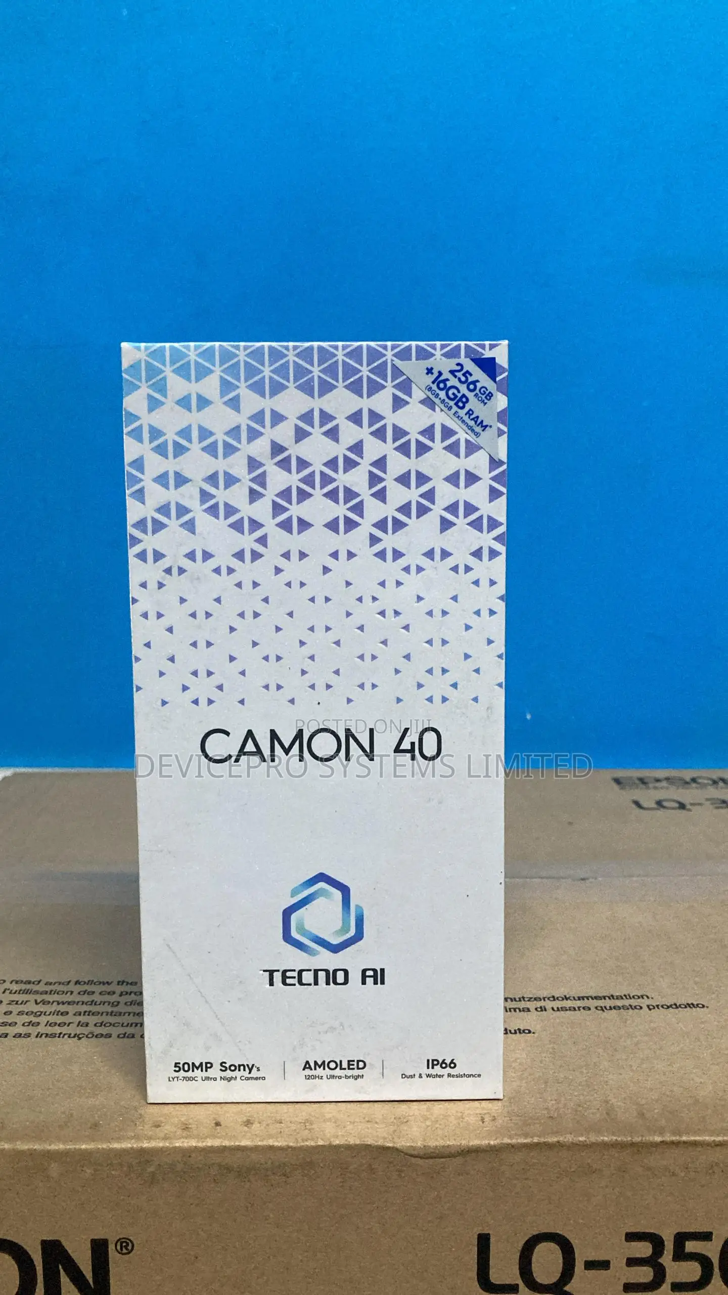 New Tecno Camon 40 128 GB Black