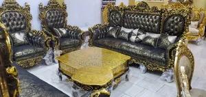 The Black Is Beautiful Sofa Chair Set