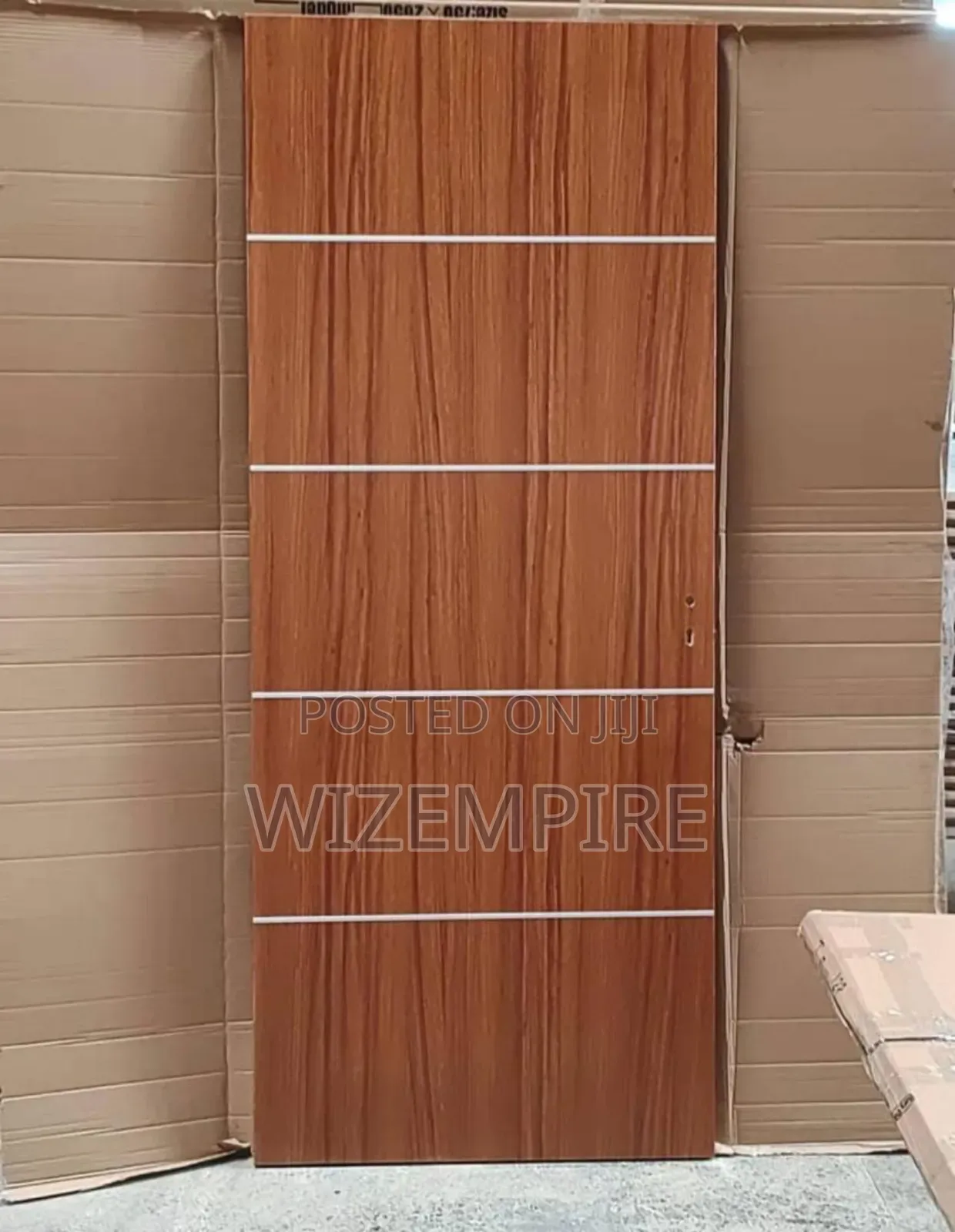 3ft Wooden Doors With Chrome Frame Keys and Engine Available