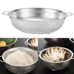 High-Quality 6pcs Stainless Steel Sieve Colander Set