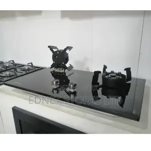 75cm X45cm Polystar 2 Burner 8mm Flip Up Built-in Cooket Top