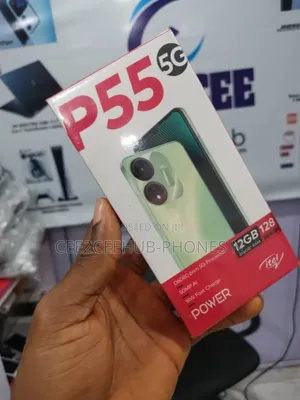 New Itel P55 5G 128 GB Black