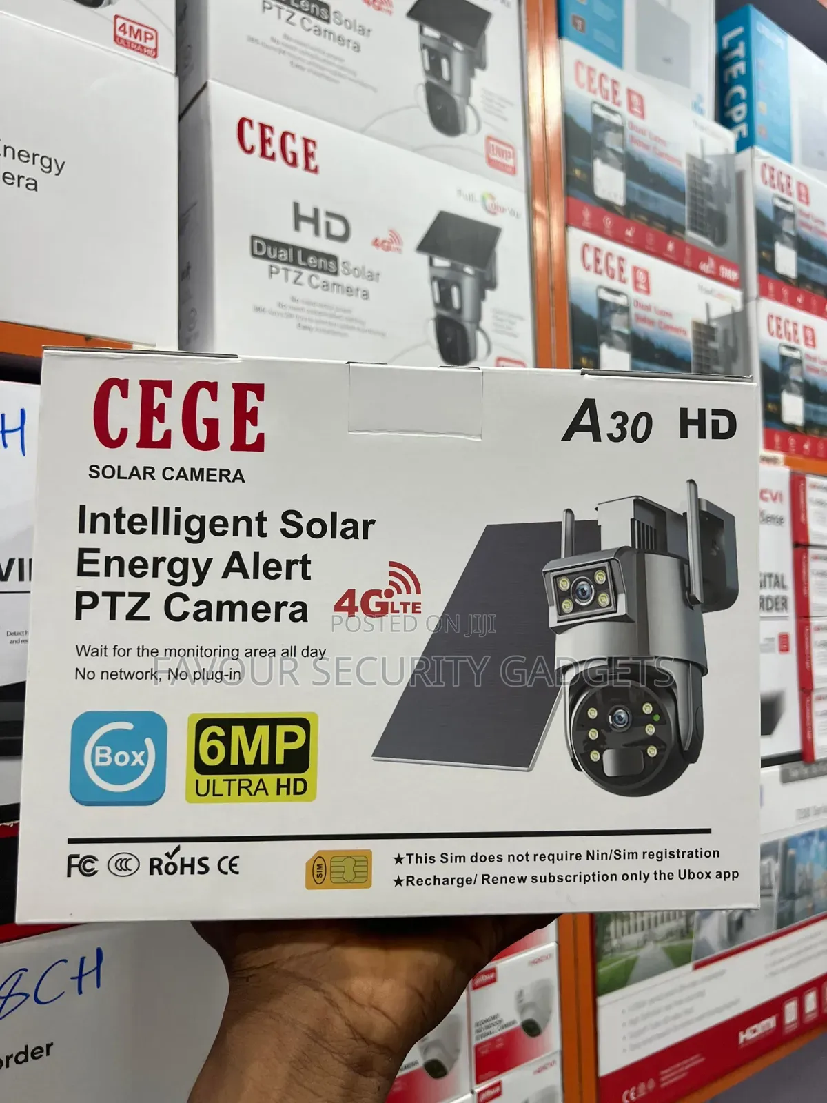 A30 Solar Dual Lens Camera
