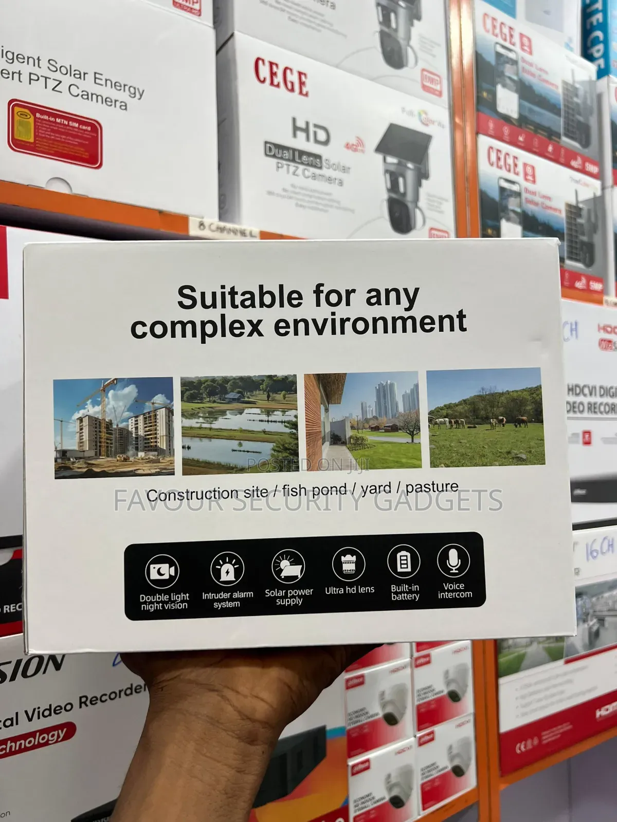 A30 Solar Dual Lens Camera