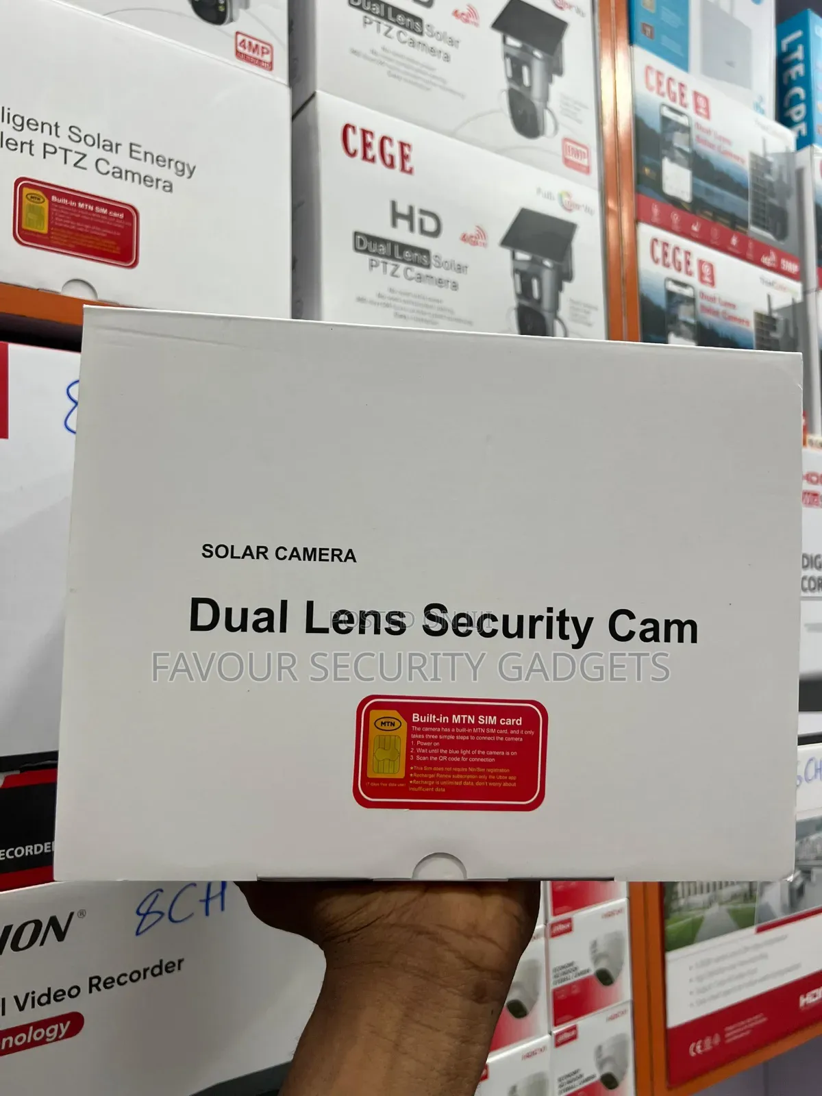 A30 Solar Dual Lens Camera