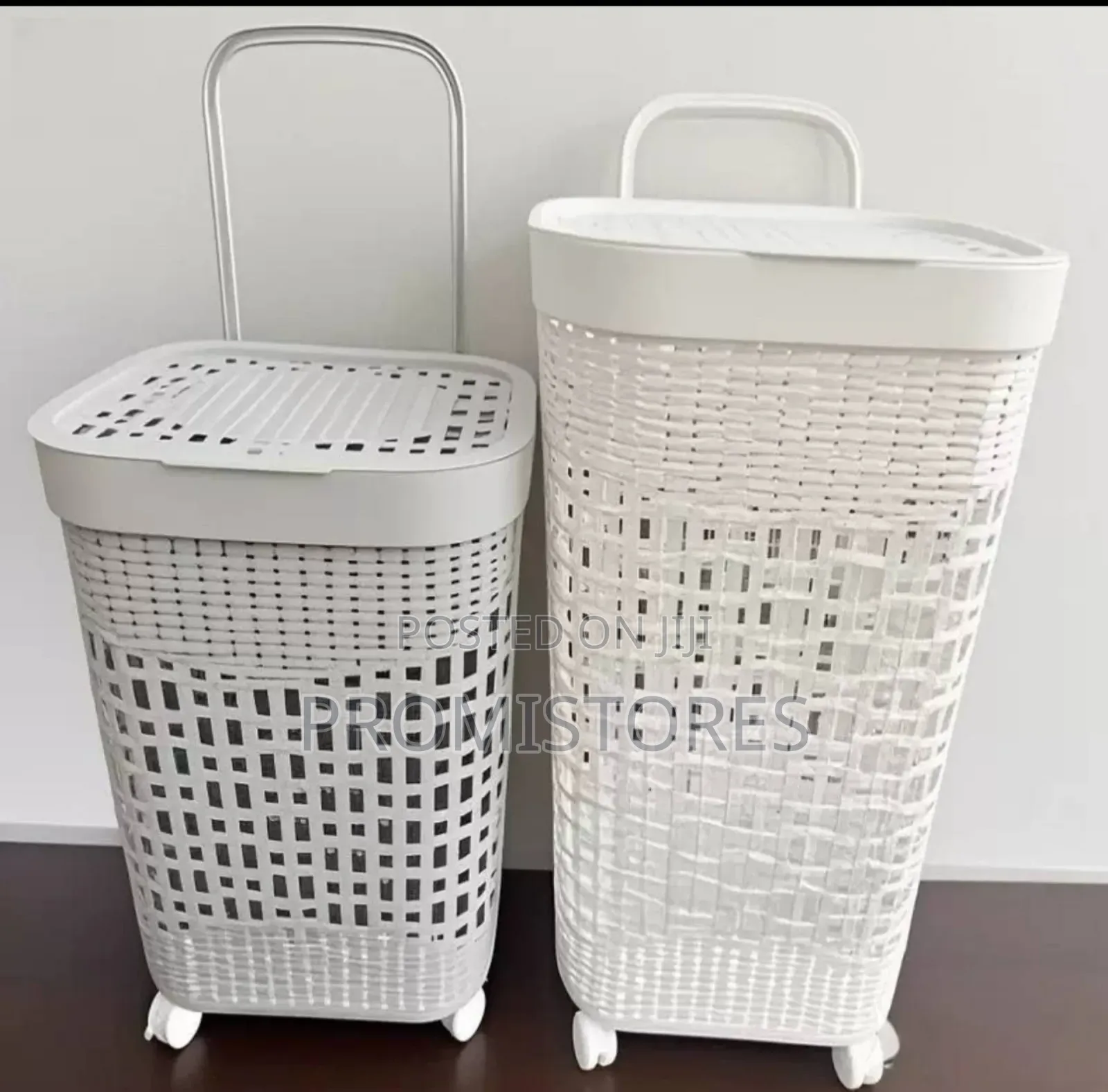 75l Laundry Hamper, Clothes Basket With Wheel