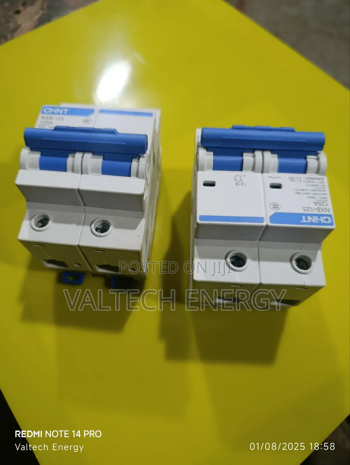 Original Chint 125a 2pole Dc Circuit Breaker