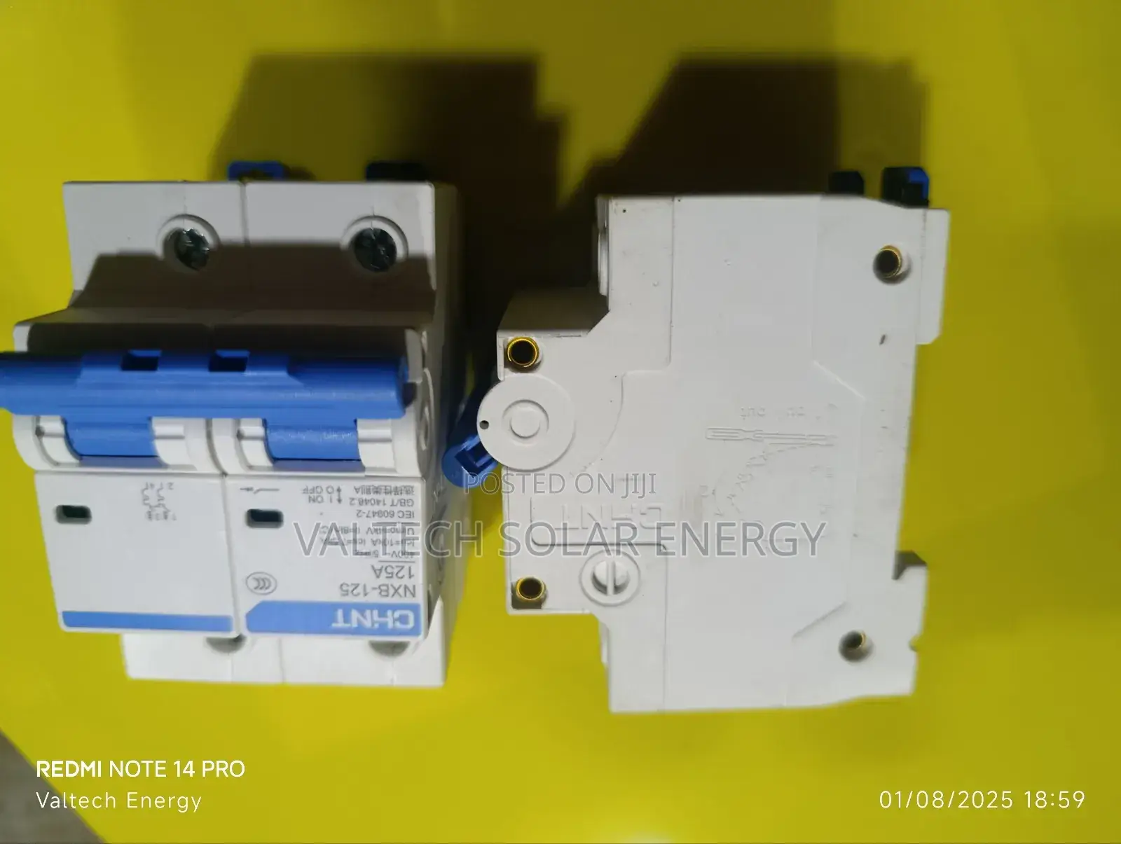 Original Chint 125a 2pole Dc Circuit Breaker