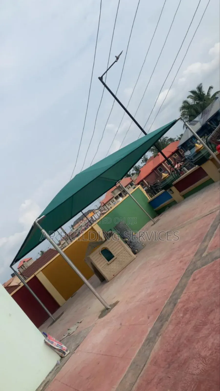 Caport for Car Playing Ground