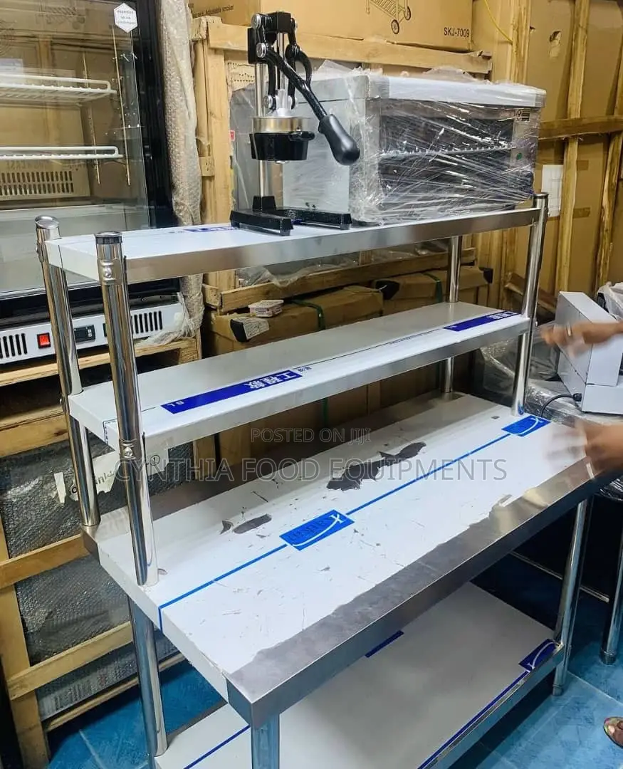 5ft Working Table With Shelf