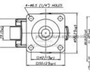 4pcs Gd-40f Heavy Duty Adjustable Industrial Roller Caster Wheels