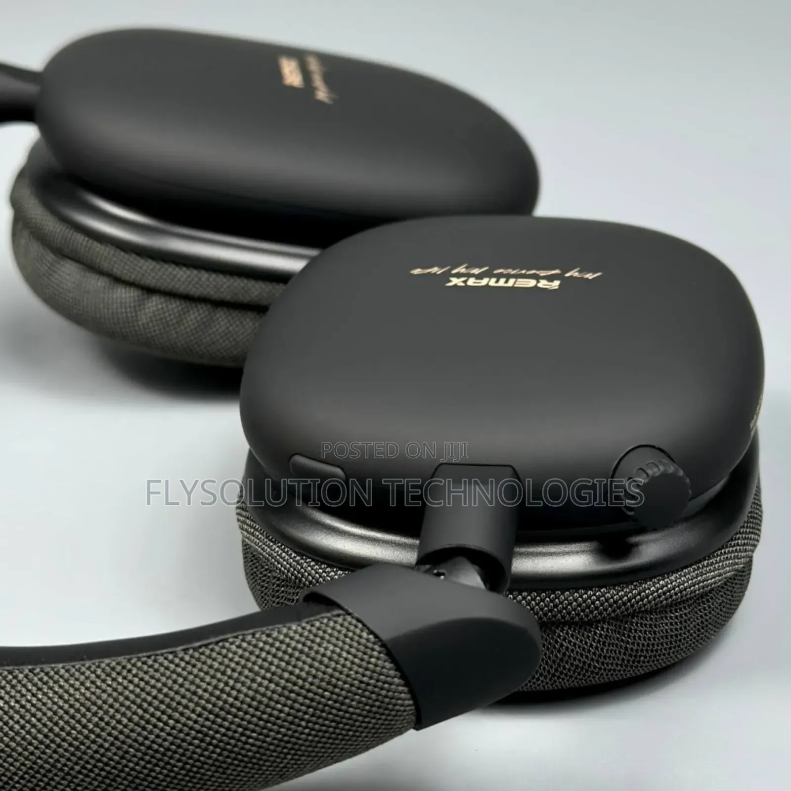 Remax Rb-650hb Wireless Headset Bluetooth Headphone - Black