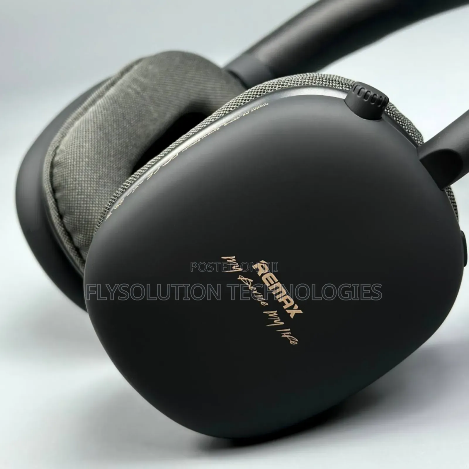 Remax Rb-650hb Wireless Headset Bluetooth Headphone - Black