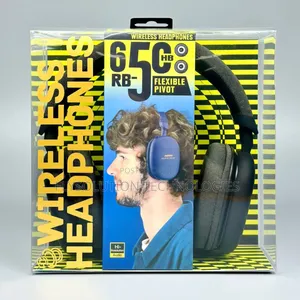 Remax Rb-650hb Wireless Headset Bluetooth Headphone - Black