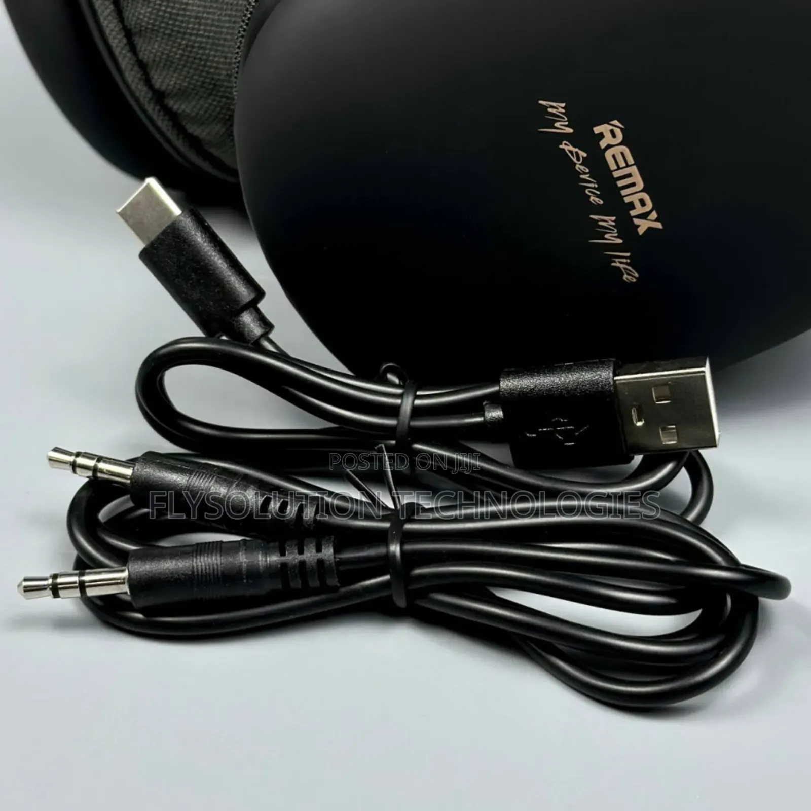 Remax Rb-650hb Wireless Headset Bluetooth Headphone - Black
